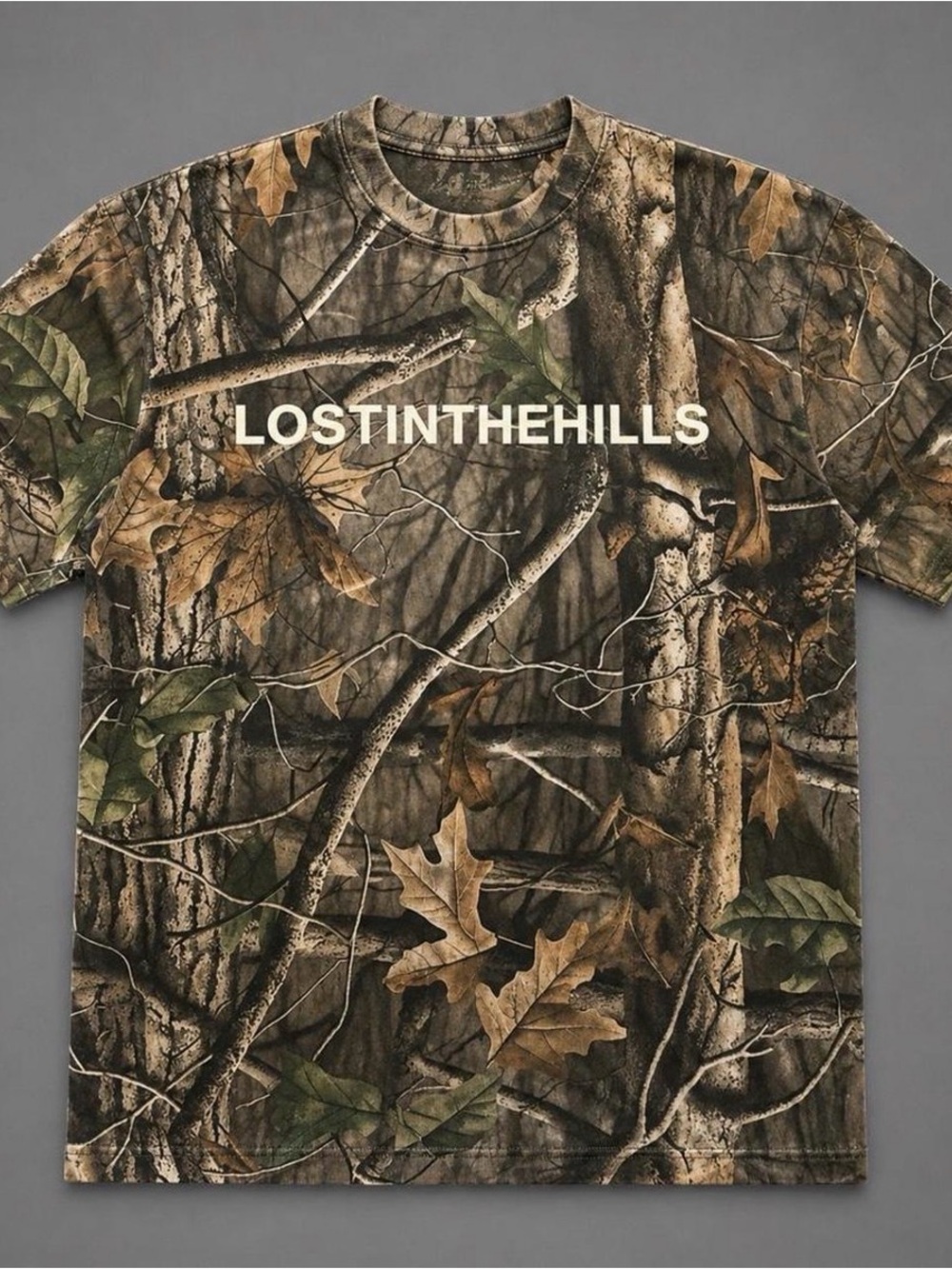 Lost Hills Men's Camouflage Graphic Tee - Brown Camo